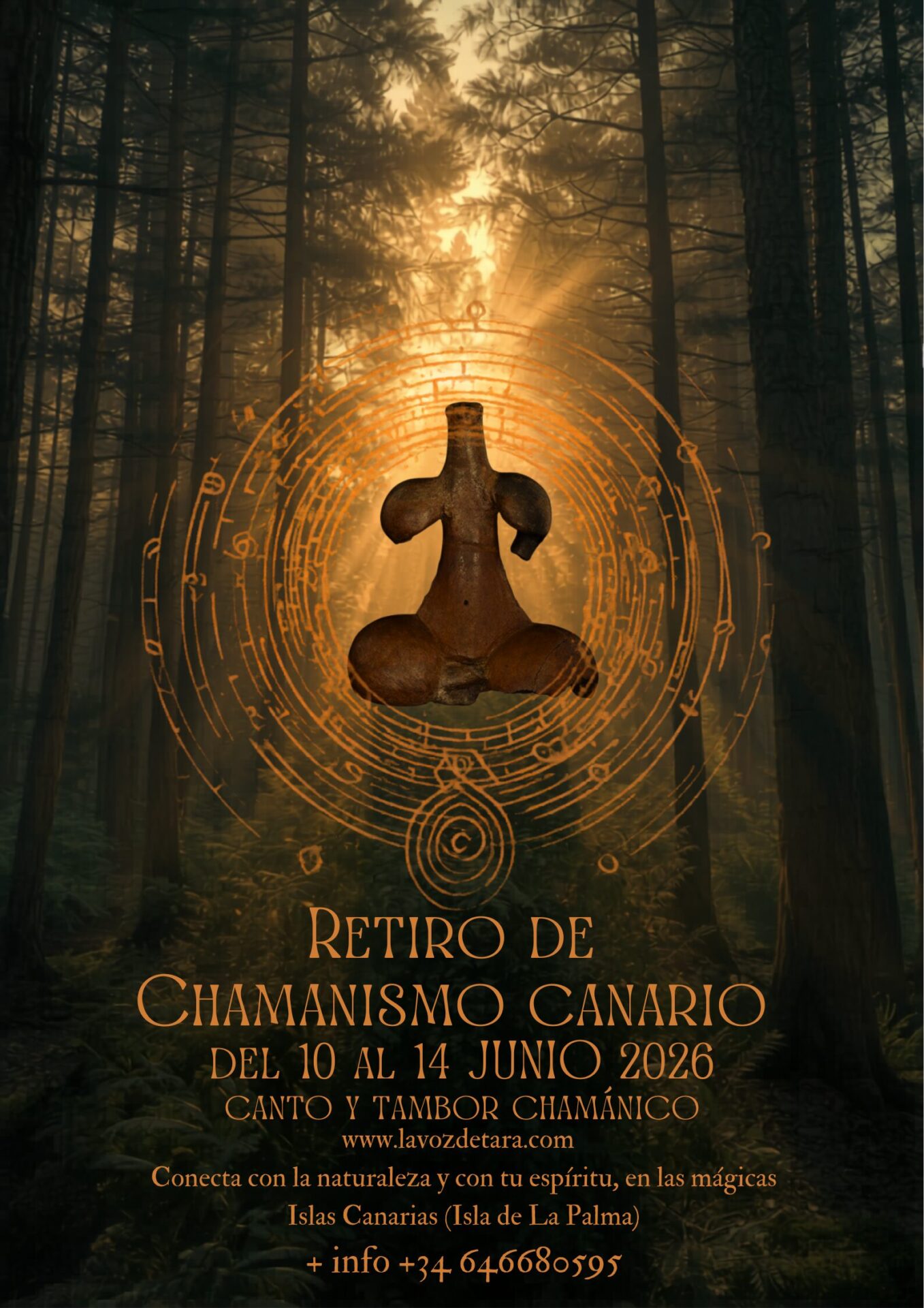 Ídolo de Tara in Canarian Forest at Dawn-2 copia 2